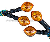 Повороты   (4шт)   №50 (ромбик с резиновой ножкой) BBC