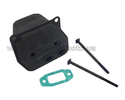 Глушитель   б/п   для Goodluck GL4500/5200 (в сборе) +болты и прокладка NOKER KOSA