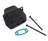 Глушитель   б/п   для Goodluck GL4500/5200 (в сборе) +болты и прокладка NOKER KOSA