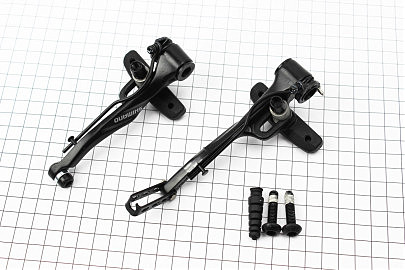 Тормоз V-brake 105мм (1 колесо), алюминиевый, чёрный ALIVIO BR-T4000