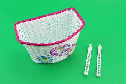 Корзина багажная передняя, детская 12/16", (рисунок прынцеса)