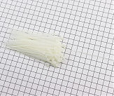 Хомут-стяжка пластик белый 2,5мм*100мм- 100шт