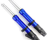 Перья вилки   Honda DIO   (дисковый тормоз, гидравлические)   (синие) BBC