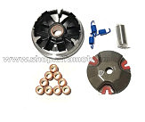 Вариатор передний   (тюнинг) Yamaha JOG 50   (d-13mm, рол. латунь 9шт, палец, пр. сцепления) BBC