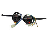 Блоки кнопок руля   (пара) Alpha (черные, рычаги, крепление, под фишки) BBC