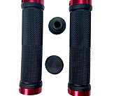 Ручки руля 130мм с зажимом Lock-On с двух сторон, чёрно-красные FL-426 Shunfeng BBC
