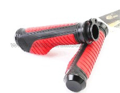 Ручки руля  анатомическая, красные BBC