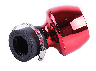 Фильтр воздушный (нулевик) ?28mm, 45*, турбина (красный) AMG