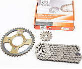 BOXER BM/ВМX 150cc Звезды, цепь к-кт - 428H-122L+42T+15T 