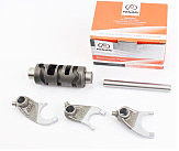 Loncin LX250GY-3G Вилка переключения передач к-кт 3шт + вали СВ250