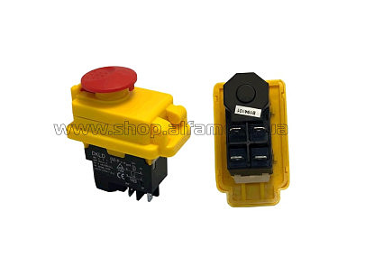 Кнопка для бетономешалки с крышкой, 4 контакта  ZL 141 AZT