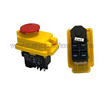 Кнопка для бетономешалки с крышкой, 4 контакта  ZL 141 AZT