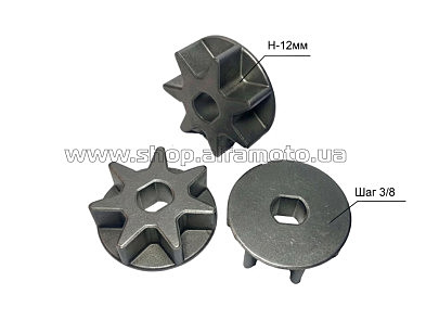 Звезда   электропилы (венец привода)   (D-36, d-8/10, H-12mm) AZT