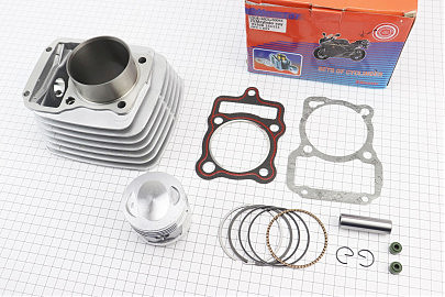 Цилиндр к-кт (цпг) 150cc-62мм (высота цилиндра 69/98мм) (палец 15мм)