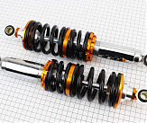 Амортизатор задний JH/CB/CG - 305мм*d67мм (втулка 12мм / втулка 12мм) черный к-кт 2шт