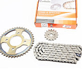 BOXER BM/ВМX 150cc Звезды, цепь к-кт - 428H-122L+42T+16T 