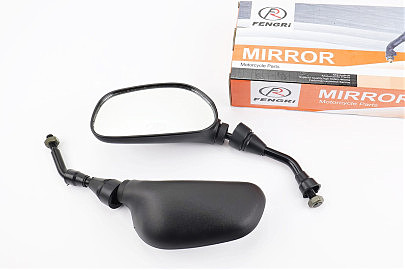 BOXER BM/ВМX 150cc Дзеркало лів. прав. к-кт чорне "крапля", м10