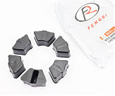 Loncin LX250-15 Демпферная резинка заднего колеса (к-кт 6шт)