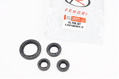 Loncin LX250GY-3 Сальники к-кт 4шт (14x28x7; 16x28x7; 20x34x7; 34x50x7) двигателя