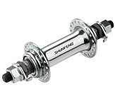 Втулка   переднего колеса велосипеда   (36 спиц) Шарики, сталь, V-br, 36 сп, гайки, Серебро, 100х140 Shunfeng SF-HB03F ось 9,5мм BD