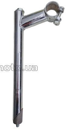 Вынос руля велосипеда   (под рулевую резьбовую) (22,2х25,4х90х250мм)   (серебро) BD