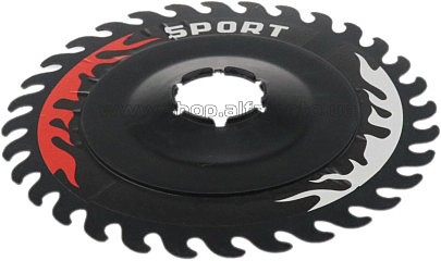 Защита задней звезды   велосипеда   (пластмасса) (пламя) d-193 мм BD