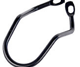 Защита   переключателя скоростей велосипеда заднего   (короткая) (черная, под 2 винта) HP-03 BD