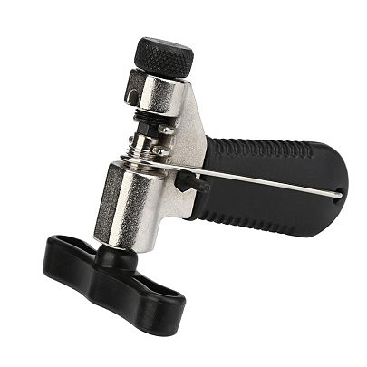 Съемник цепи  велосипеда  GJB-004 черная, с обратным упором для пина, запасной пин в комплекте, стяжка для цепи BD