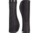 Грипсы (ручки руля)   анатомические, Черные, мягкие, 1 алюминиевый замок, 135 мм WOLF BASE 64403 BD