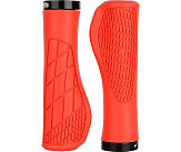 Грипсы (ручки руля)   анатомические, Красные, 1 алюминиевый замок, 135 мм мягкие, WOLF BASE 64501 BD