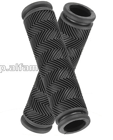 Грипсы (ручки руля)   черные, прямые, мягкие, длина 120 мм TUOTO BT-008 BD