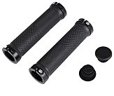 Грипсы (ручки руля)   Черные алюминиевые локи, прямые, длина 130 мм TUOTO BT-009 BD