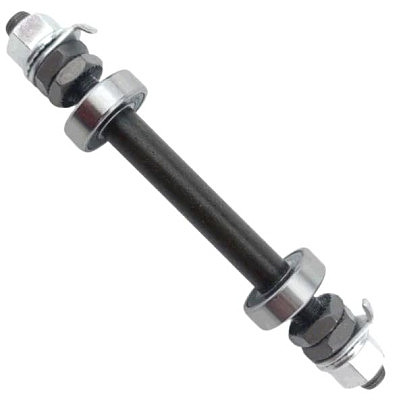 Ось колеса   переднего велосипедная (на пром подшипниках) 6000 (3/8*140 мм) Shunfeng BBC