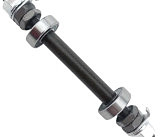 Ось колеса   переднего велосипедная (на пром подшипниках) 6000 (3/8*140 мм) Shunfeng BBC