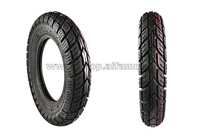 Мотошина 3,50 -10 TT (камерная, дорожная) (#DJ-212, 4PR) CAMA