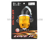 Фильтр воздушный (нулевик) ?35mm, 45*, пуля (золото)