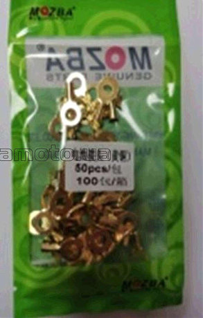 Клеммы аккумуляторная мото (медь) (уп 50шт) MOZBA