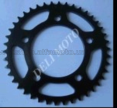 Звезда трансмиссии (задняя) Zongshen ZS200 428-42T (PCD=5*110mm, HUB=87mm, Pilot Hole dia=10,5mm) FR