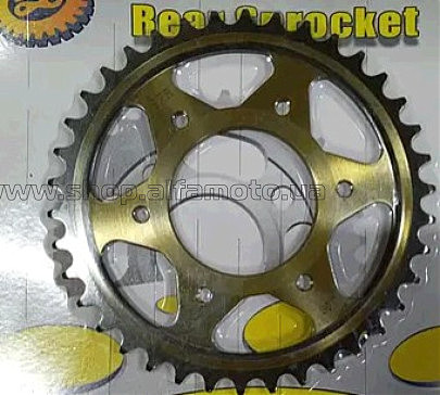 Звезда трансмиссии (задняя) V250 R1 SPORT 520x38T (PCD=6*105mm, HUB=76mm, Pilot Hole dia=8mm) FR