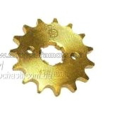 Звезда трансмиссии (передняя) Yamaha YBR125 428-15T (расст межд резьб отверст 34mm) FR