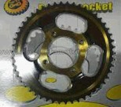 Звезда трансмиссии (задняя) Yamaha YBR125 428-50Т (d 64mm) (тарелка) FR