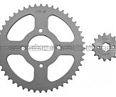 Звезды трансмиссии (пара) Zongshen ZS125J 428-15T + 428-48T FR