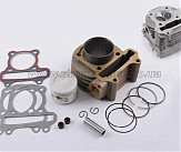 Поршневая (ЦПГ) 4T GY6 100 (?50.0, тюнинг GY6 50) (+головка в сборе) JING