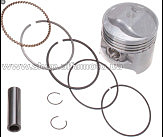 Поршень Suzuki GN-125 .STD (?57, р-14) (в сборе) SEE Taiwan NEW