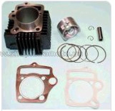 Поршневая (ЦПГ) 4T Питбайк 125 (?54.00, p-14, h-78.3) (высота поршня 39мм) JING