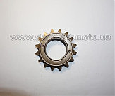 Звезда велосипедная (задняя) 16Т (трещотка, резьба) VEL