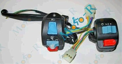 Блоки кнопок руля (пара) QT-7 (барабан, диск-барабан, мама)