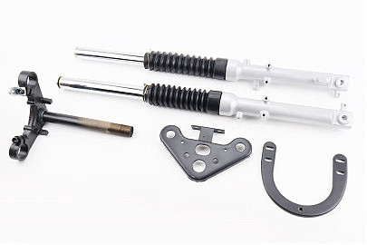 Вилка передняя в сборе + траверсы E-Delta