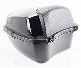 Кофр средний (пластмассовый) 430*400*290мм, чёрный с вставкой 