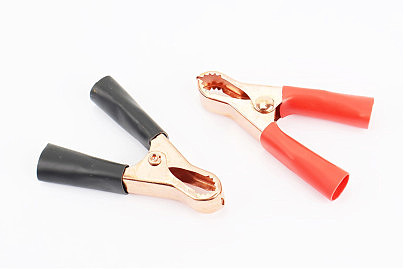 Клемма для проводов (крокодил) 10 А, к-кт 2 шт